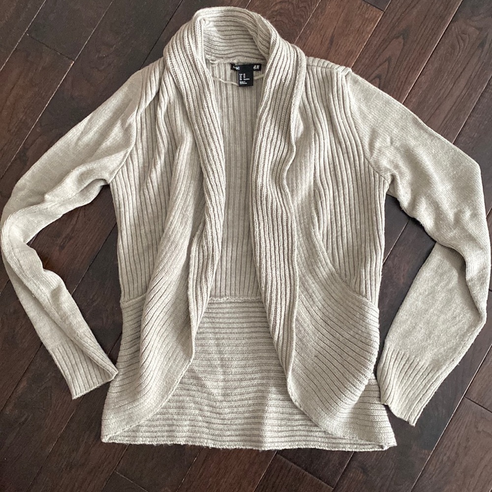 H&M basics ribbed cardigan